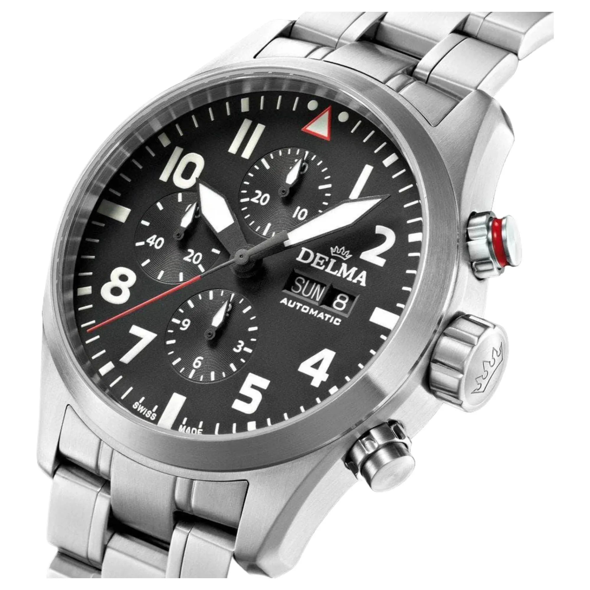 Delma 41702.580.6.038 Commander Chronograph Automatic Watch sold by H.S. Johnson product image thumbnail 2