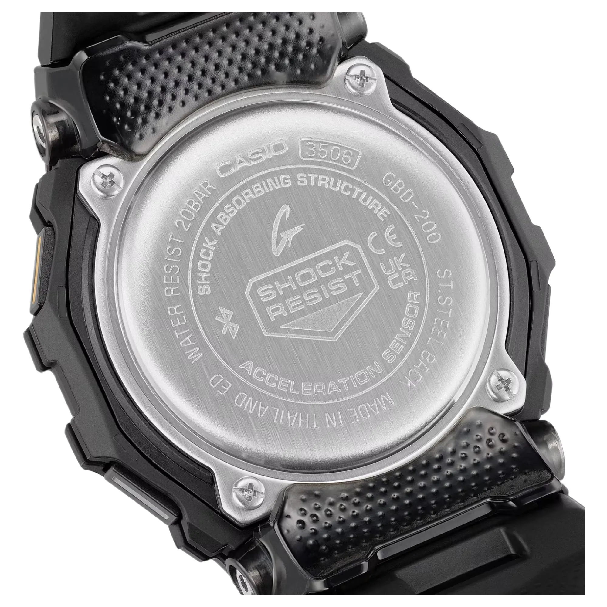 G-Shock GBD-200-1A1ER G-Squad Multifunction LCD Watch sold by H.S. Johnson product image thumbnail 4