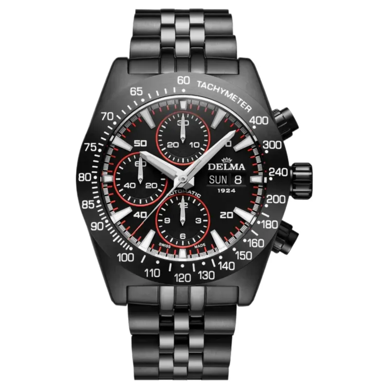 Delma 44701.732.6.031 Montego Black Edition Automatic Watch sold by H.S. Johnson