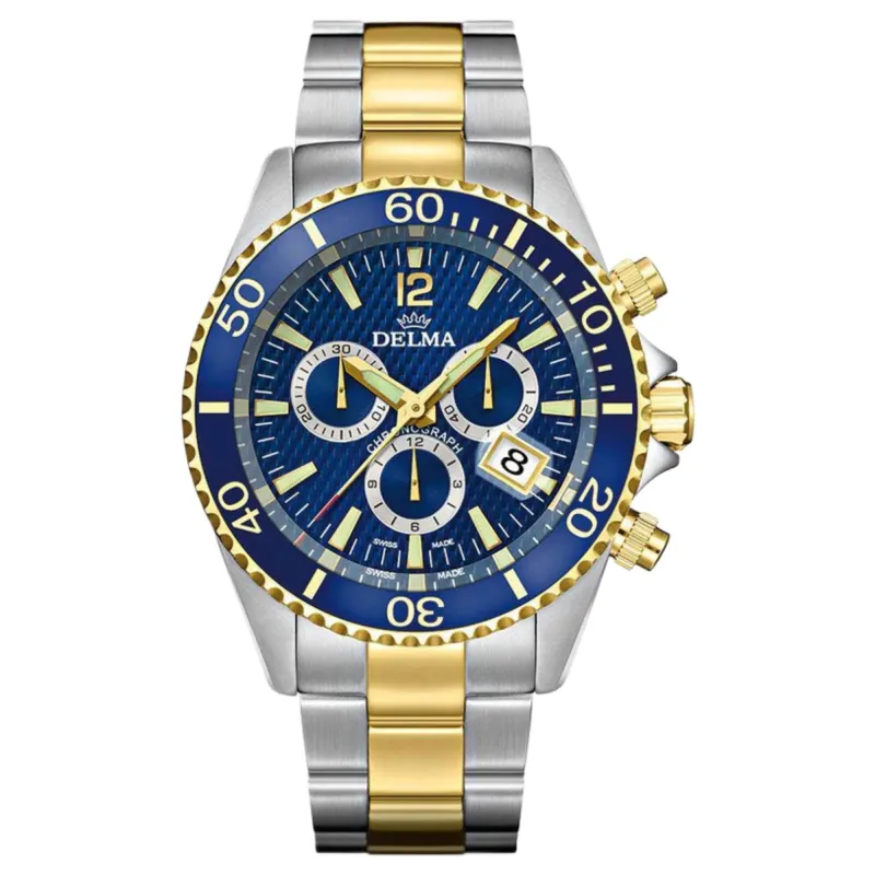 Delma 52701.564.6.048 Santiago Chronograph Quartz Watch sold by H.S. Johnson