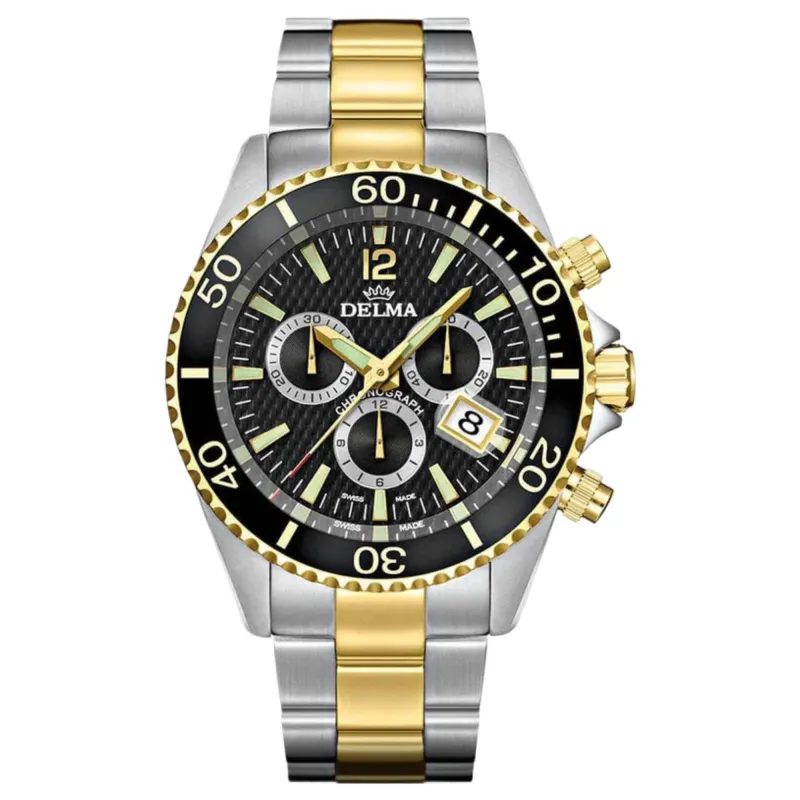 Delma 52701.564.6.038 Santiago Chronograph Quartz Watch sold by H.S. Johnson