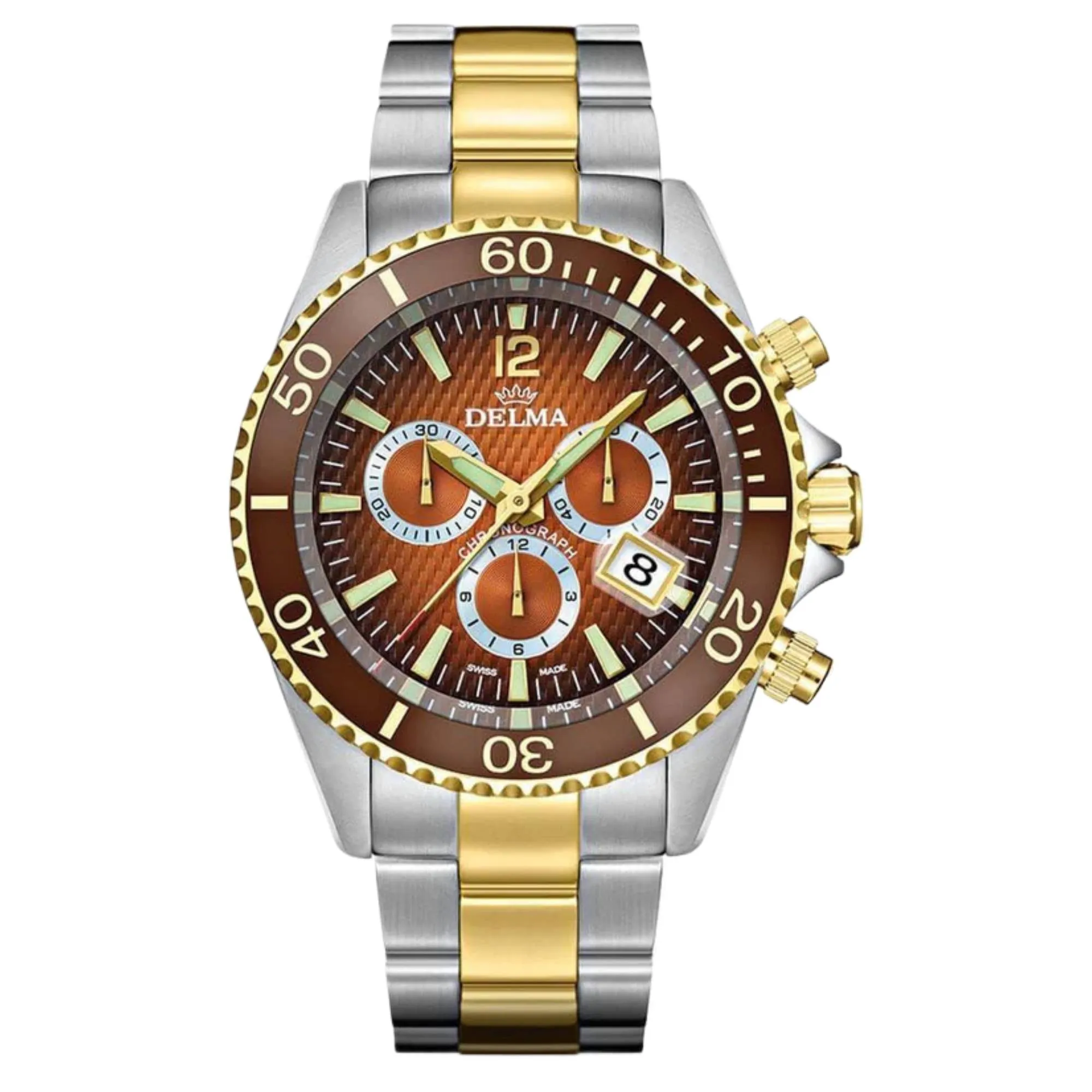 Delma 52701.564.6.158 Santiago Chronograph Quartz Watch sold by H.S. Johnson