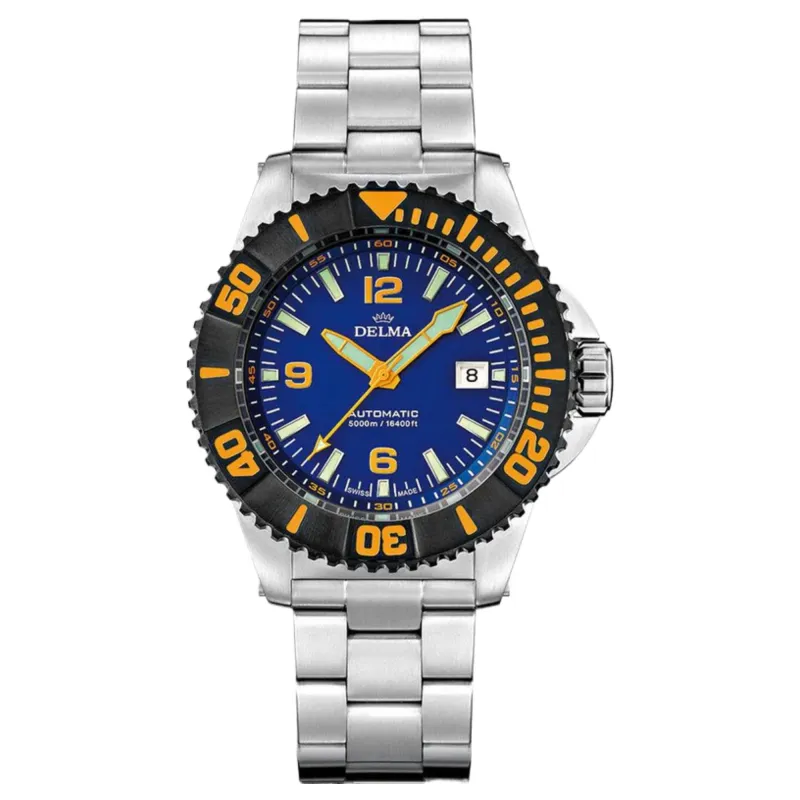 Delma 54701.760.6.044 Blue Shark IV Limited Edition Automatic Watch sold by H.S. Johnson