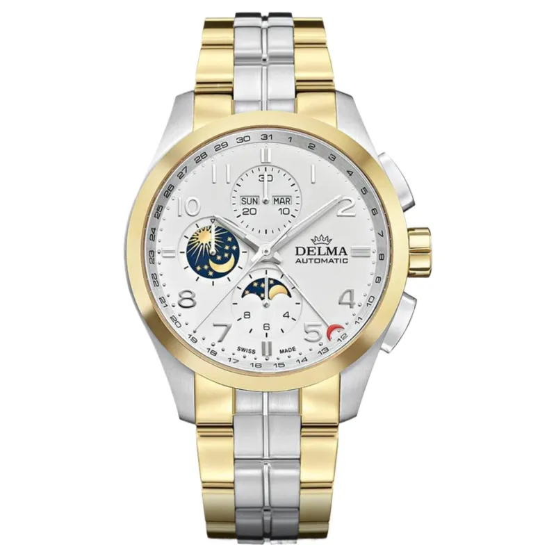 Delma 52701.680.6.012 Klondike Moonphase Automatic Watch sold by H.S. Johnson