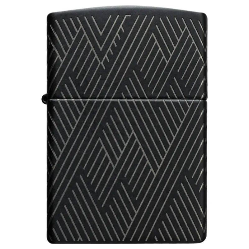 Zippo 46606 Laser Lines Design Lighter made by H.S. Johnson