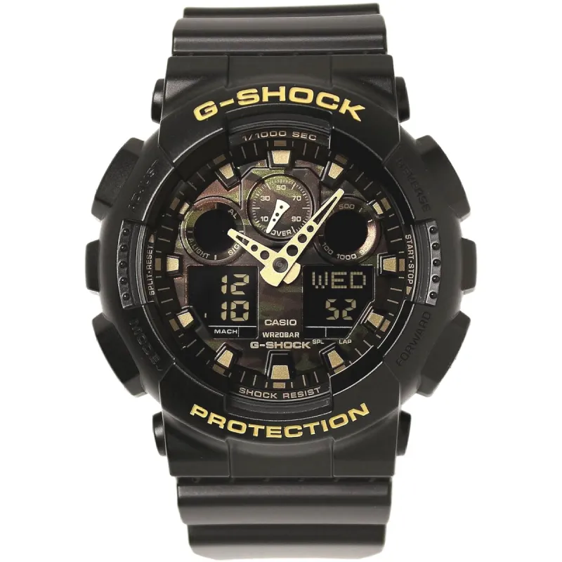 G-Shock GA-100CF-1A9ER G-Shock Alarm Chronograph sold by H.S. Johnson