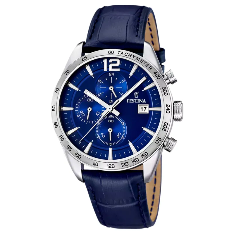 Festina F16760/3 Men's Timeless Chronograph Quartz Watch made by H.S. Johnson