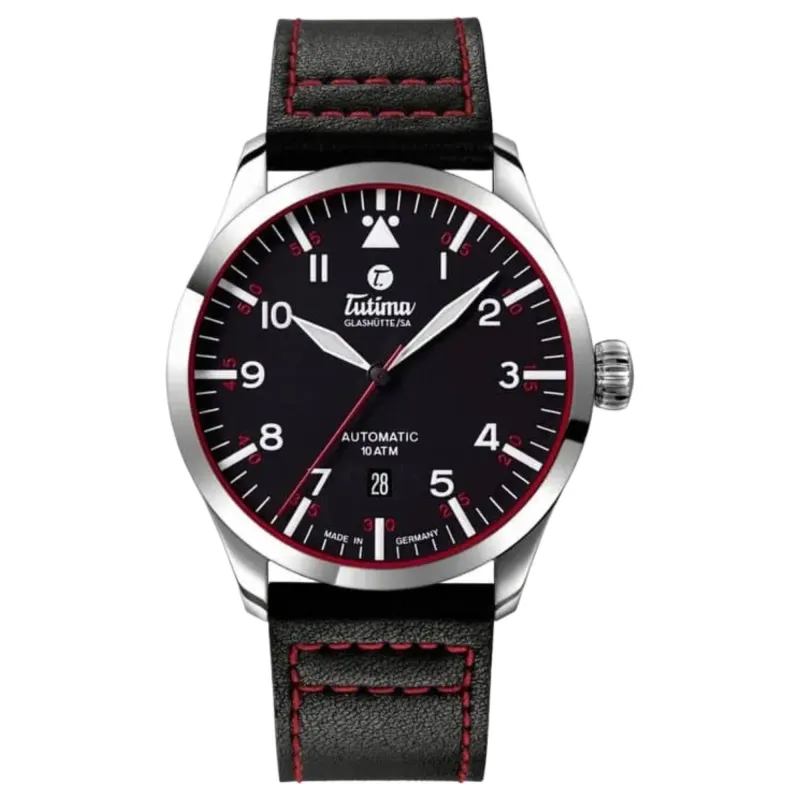 Tutima 6105-01 Flieger Automatic Watch made by H.S. Johnson