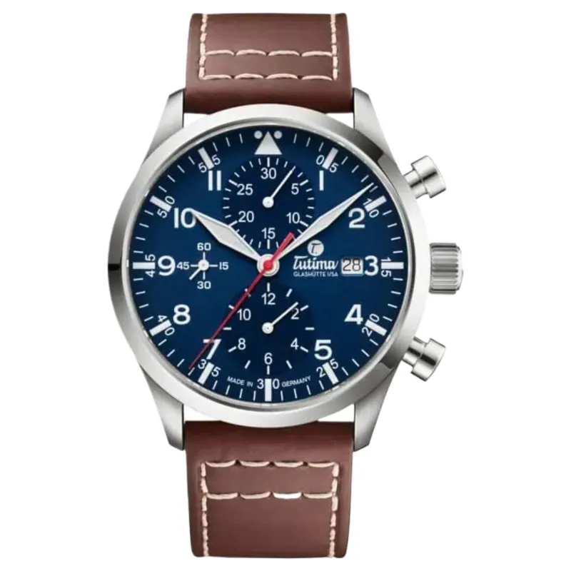 Tutima 6405-03 Flieger Legacy T5 Chronograph Automatic Watch made by H.S. Johnson