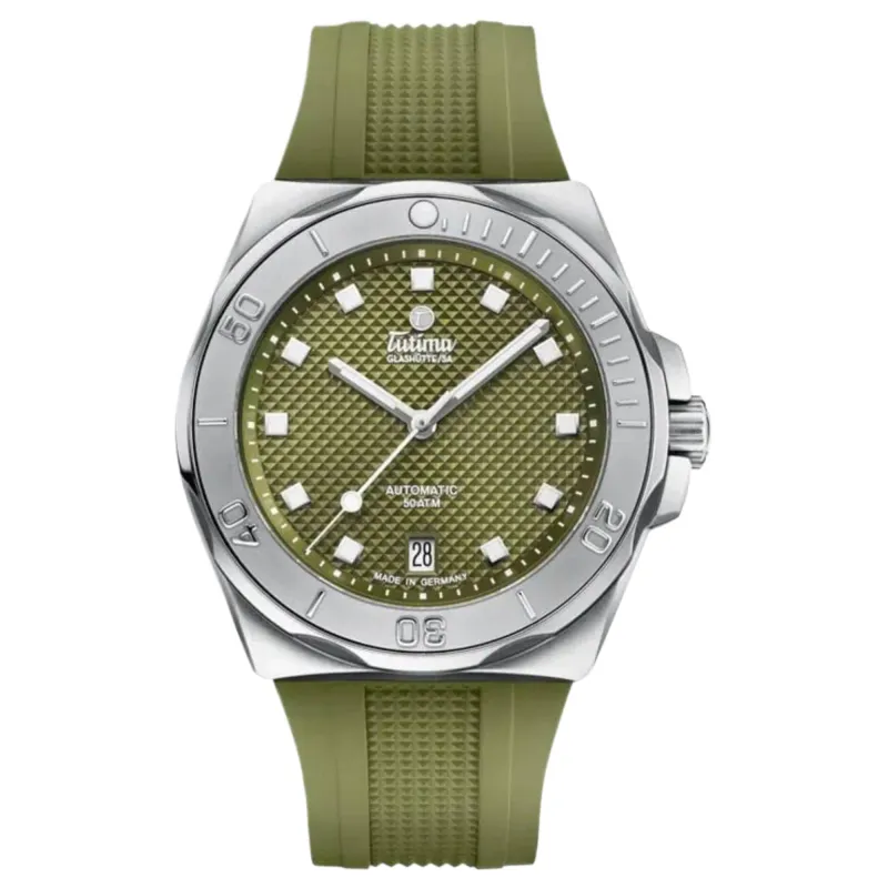 Tutima 6156-23 M2 Seven Seas Automatic Watch made by H.S. Johnson
