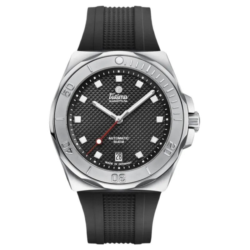 Tutima 6156-21 M2 Seven Seas Automatic Watch made by H.S. Johnson