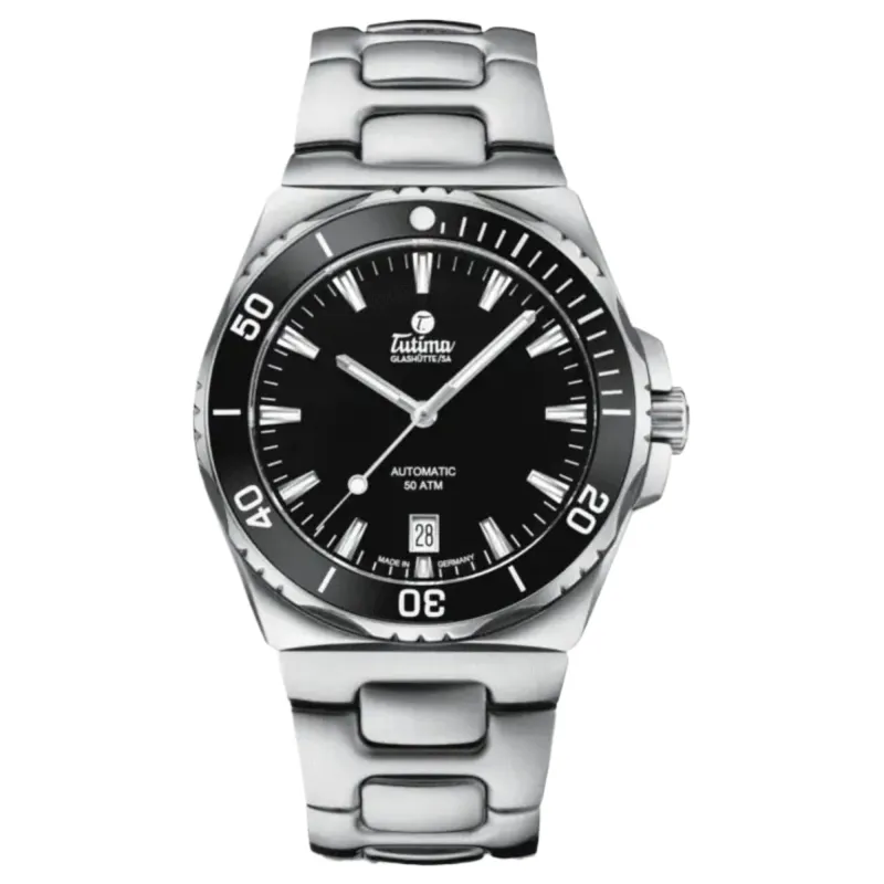 Tutima 6156-02 M2 Seven Seas Automatic Watch made by H.S. Johnson