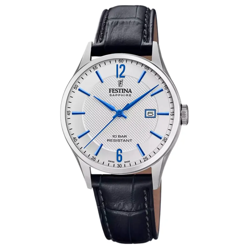 Festina Swiss Made F20007/2 Men's Analogue Quartz Watch sold by H.S. Johnson