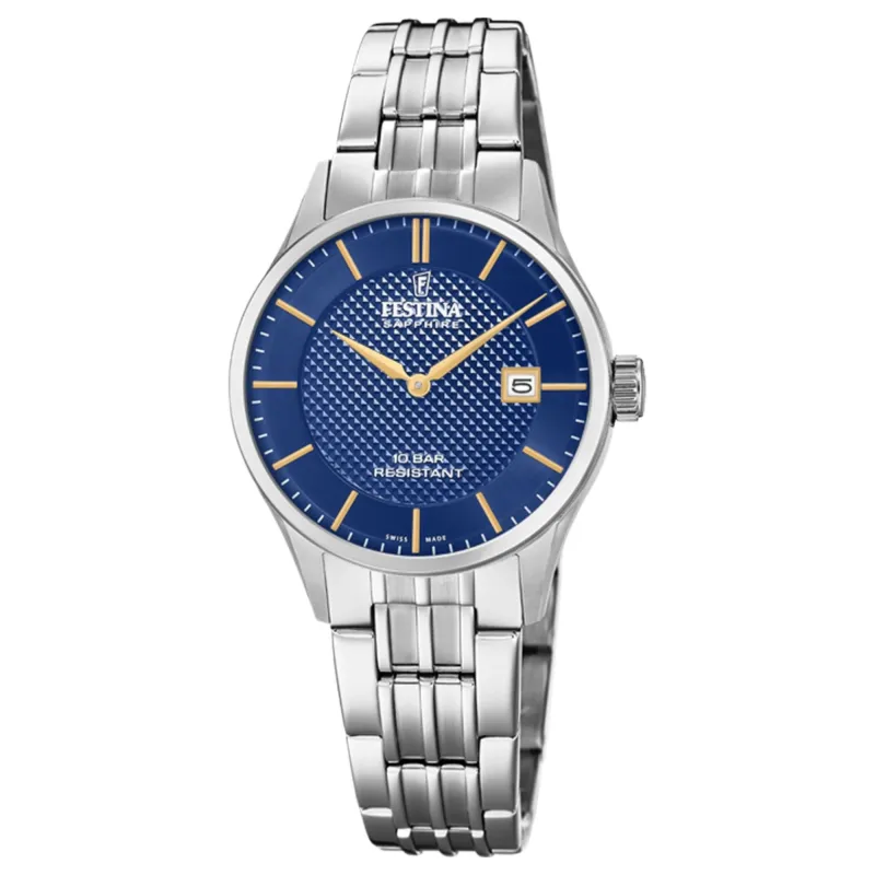 Festina Swiss Made F20006/3 Women's Analogue Quartz Watch sold by H.S. Johnson
