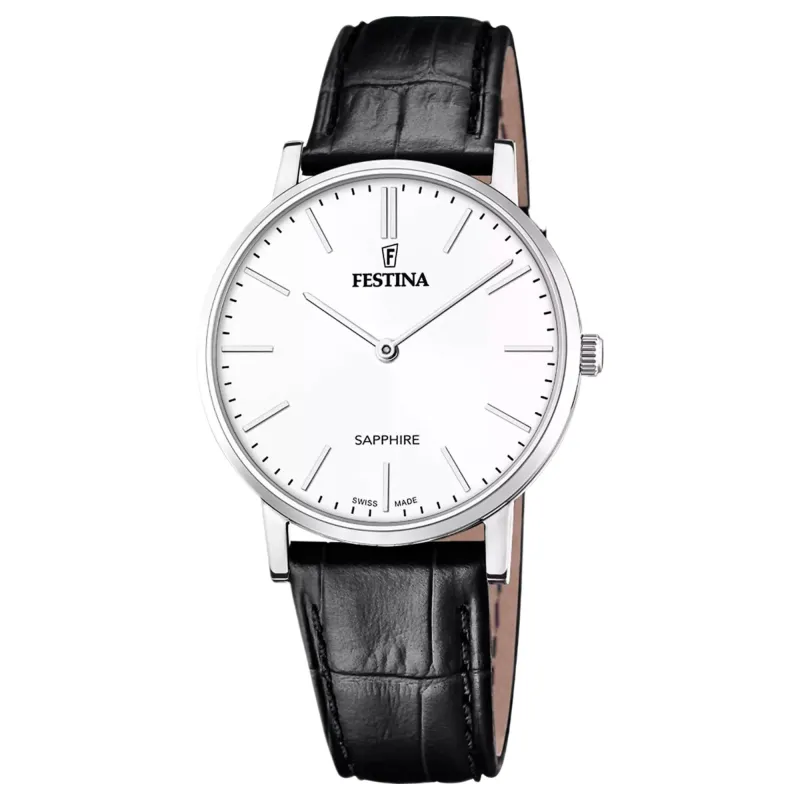 Festina Swiss Made F20012/1 Men's Analogue Quartz Watch sold by H.S. Johnson