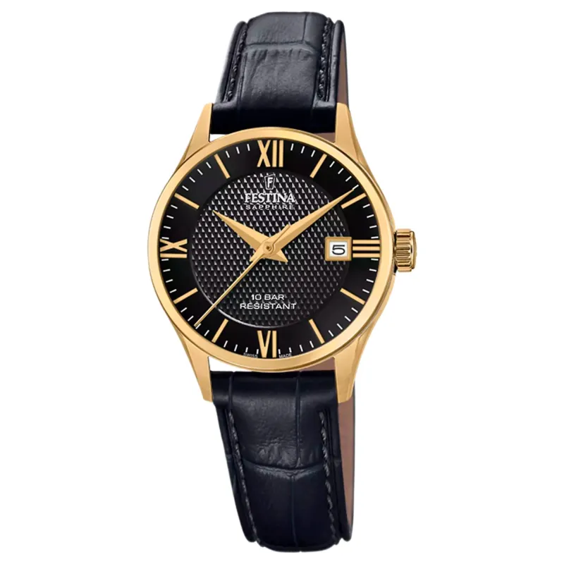 Festina Swiss Made F20011/4 Women's Analogue Quartz Watch made by H.S. Johnson