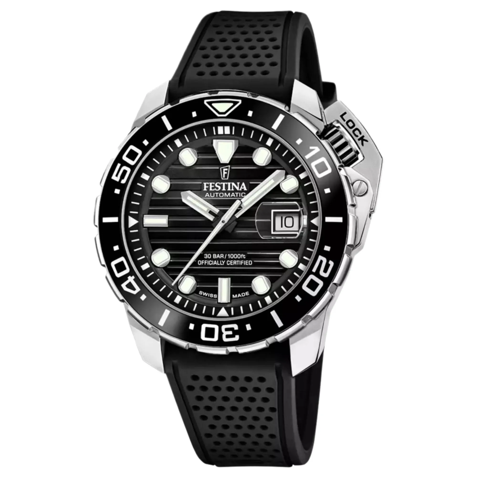 Festina Swiss Made F20043/6 Men's Diver Analogue Automatic Watch sold by H.S. Johnson product image thumbnail 3