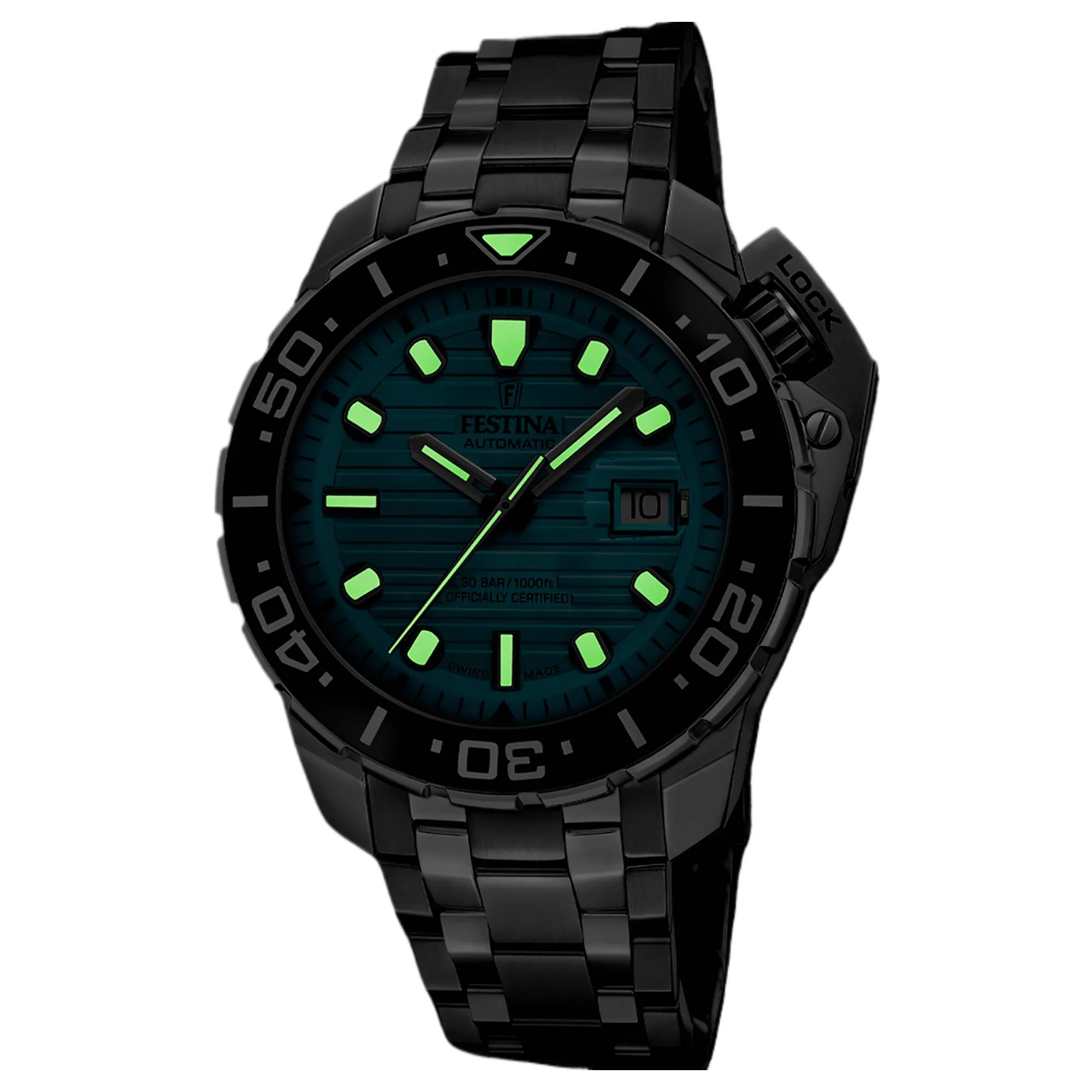 Festina Swiss Made F20043/5 Men's Diver Analogue Automatic Watch sold by H.S. Johnson product image thumbnail 2
