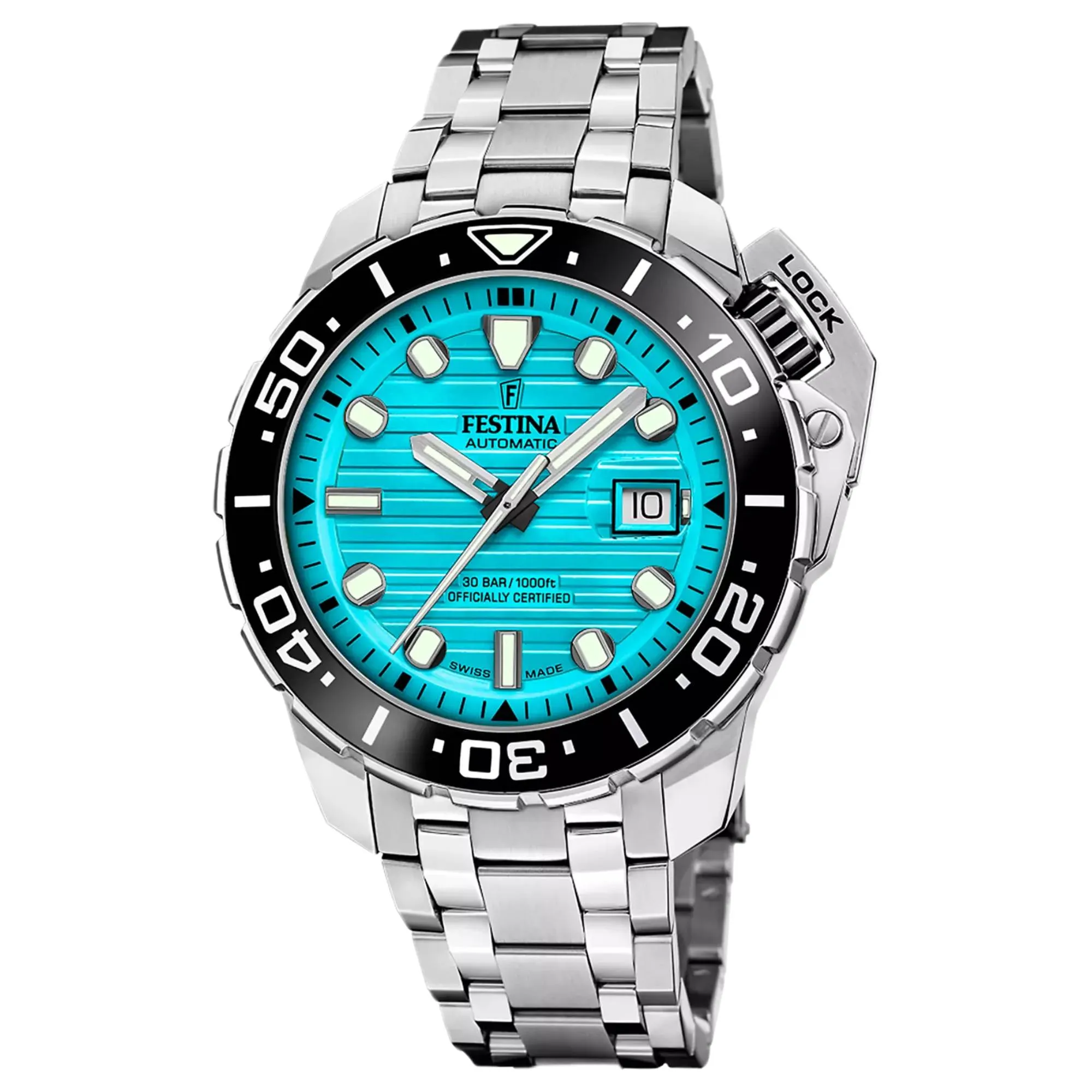 Festina Swiss Made F20043/5 Men's Diver Analogue Automatic Watch sold by H.S. Johnson