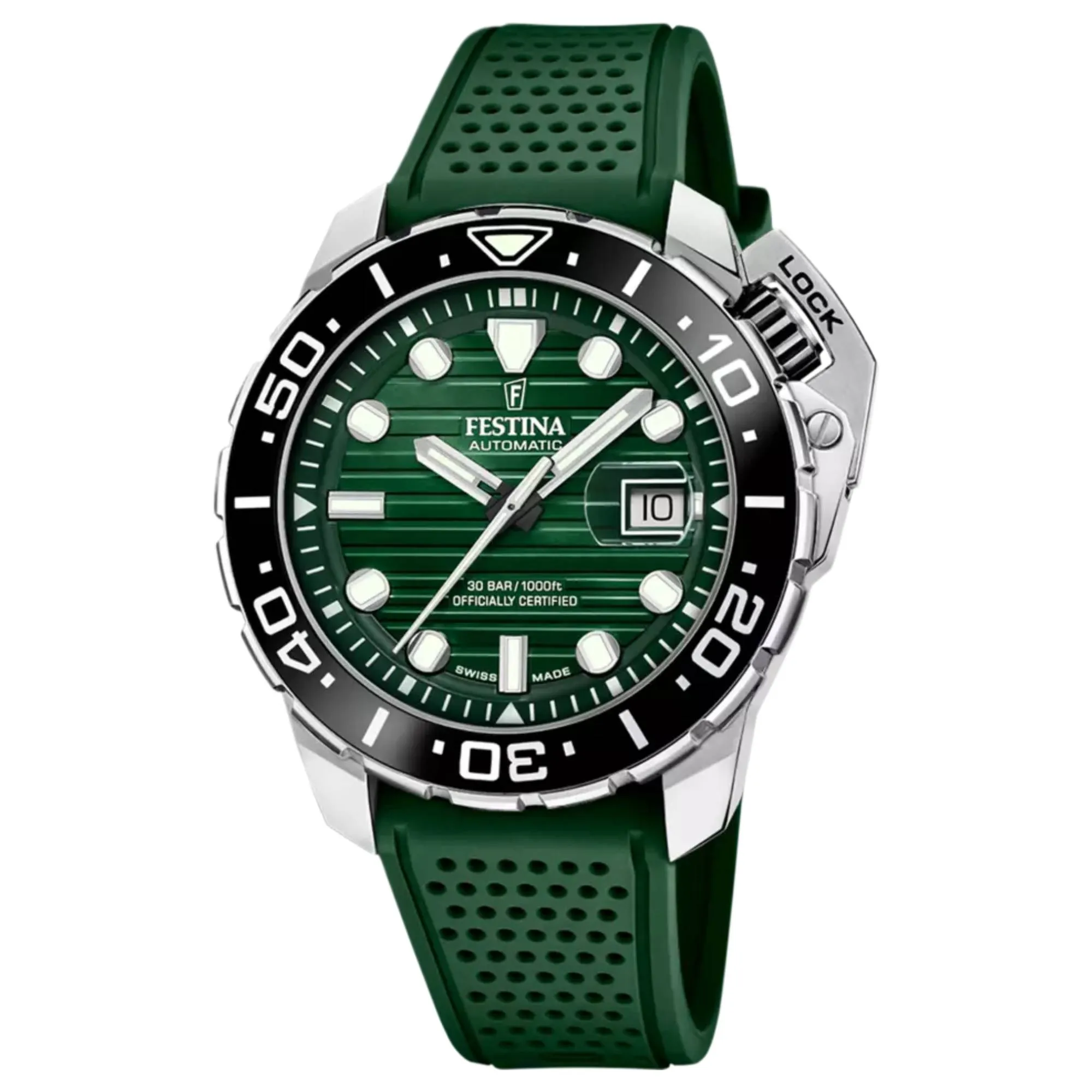 Festina Swiss Made F20043/4 Men's Diver Analogue Automatic Watch sold by H.S. Johnson product image thumbnail 3