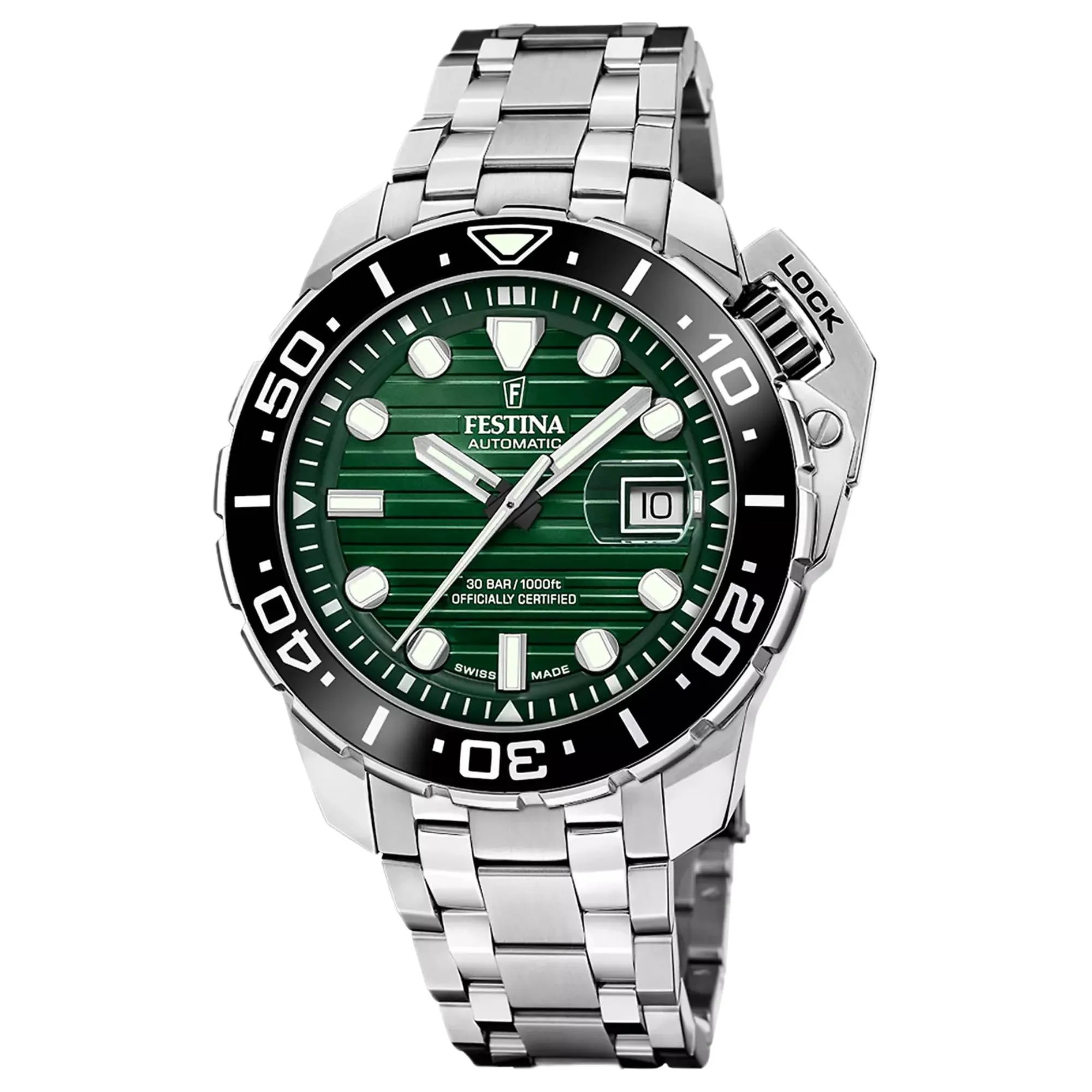 Festina Swiss Made F20043/4 Men's Diver Analogue Automatic Watch sold by H.S. Johnson