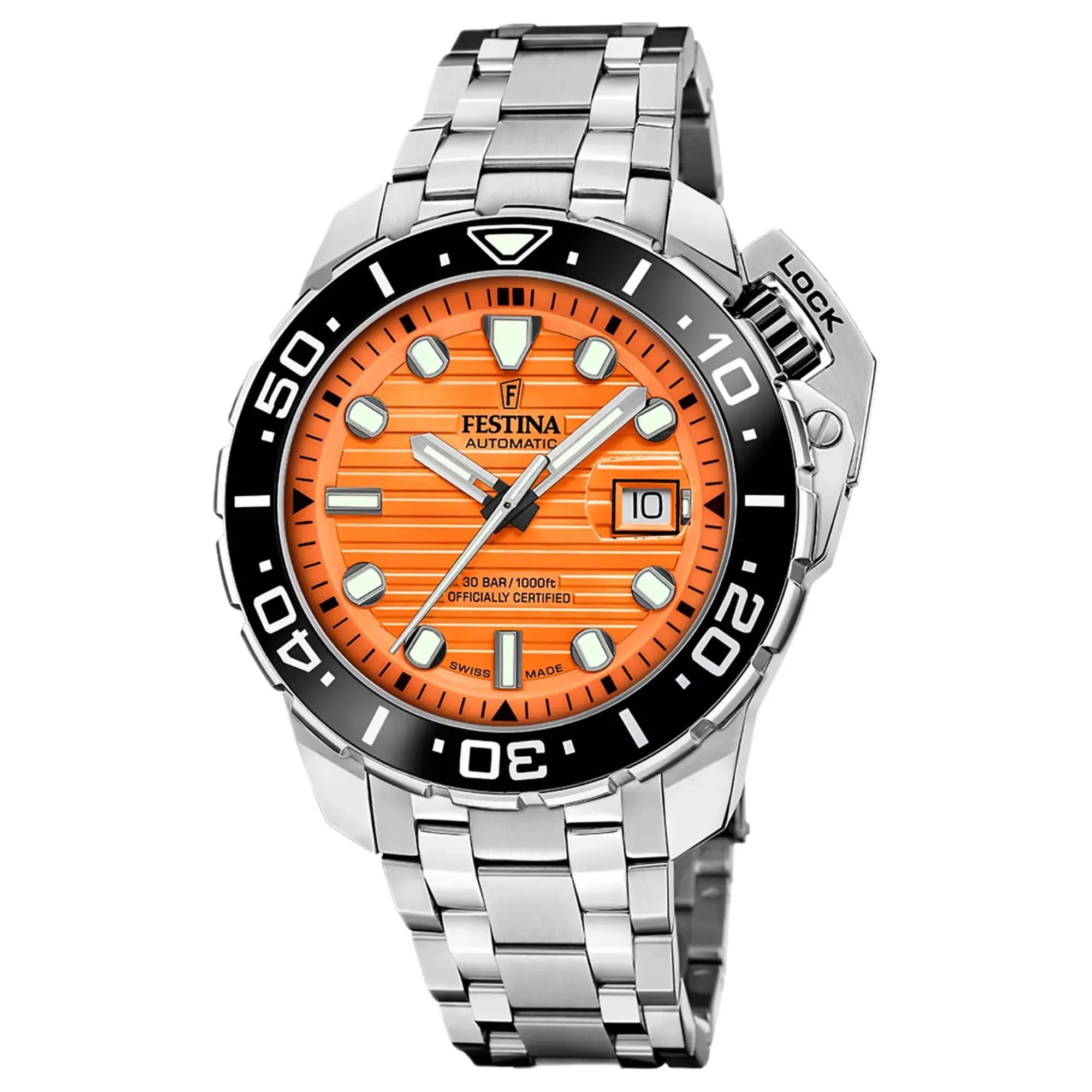 Festina Swiss Made F20043/3 Men's Diver Analogue Automatic Watch sold by H.S. Johnson