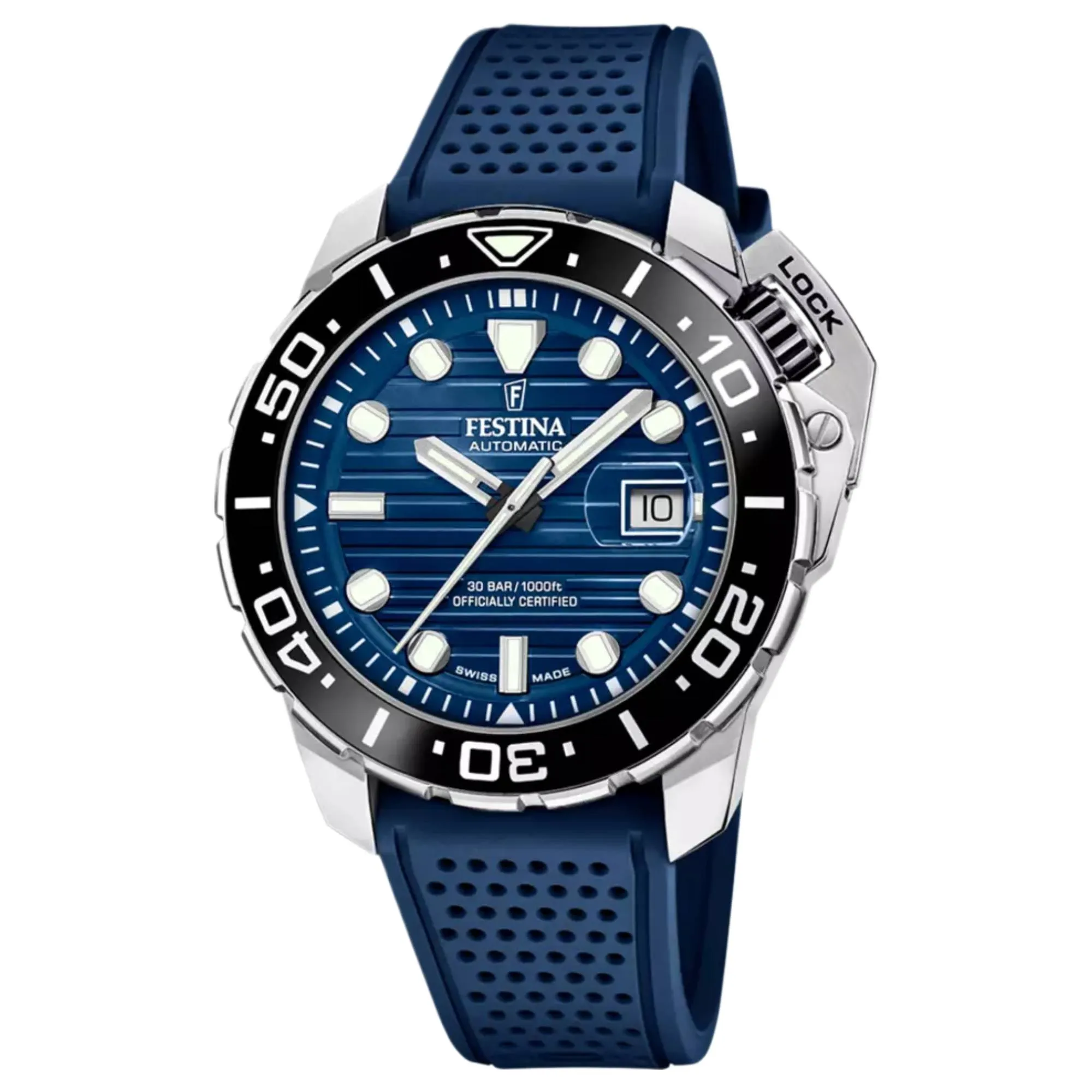 Festina Swiss Made F20043/2 Men's Diver Analogue Automatic Watch sold by H.S. Johnson product image thumbnail 3