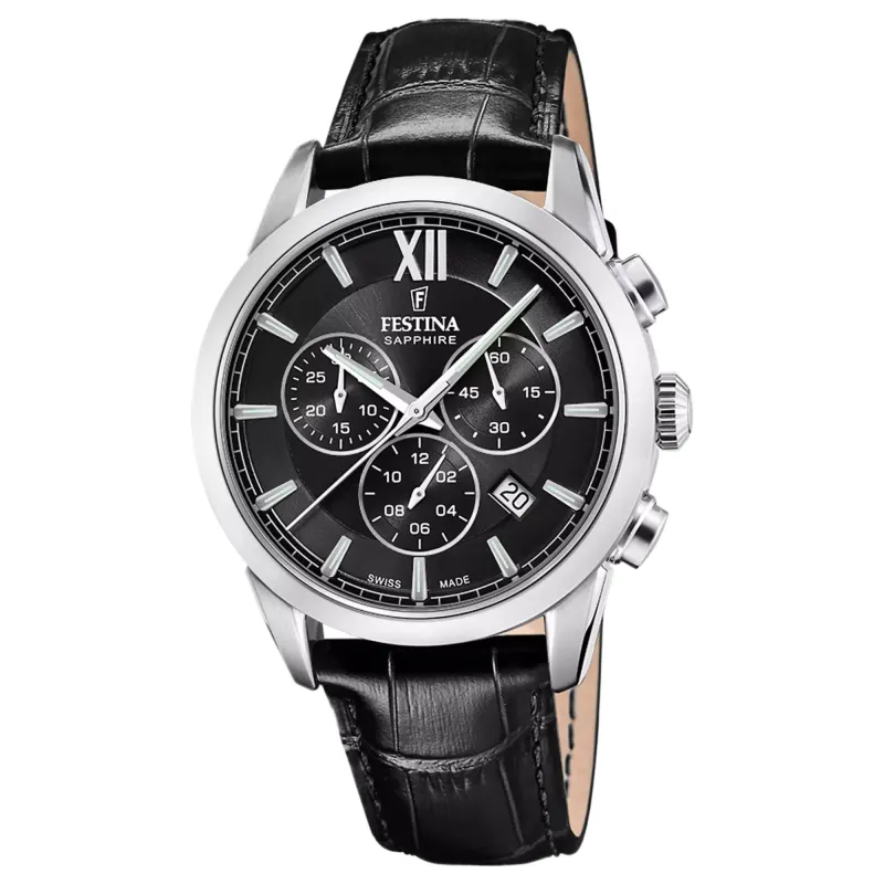 Festina Swiss Made F20041/4 Men's Analogue Quartz Chronograph Watch sold by H.S. Johnson