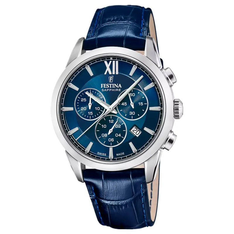 Festina Swiss Made F20041/2 Men's Analogue Quartz Chronograph Watch sold by H.S. Johnson