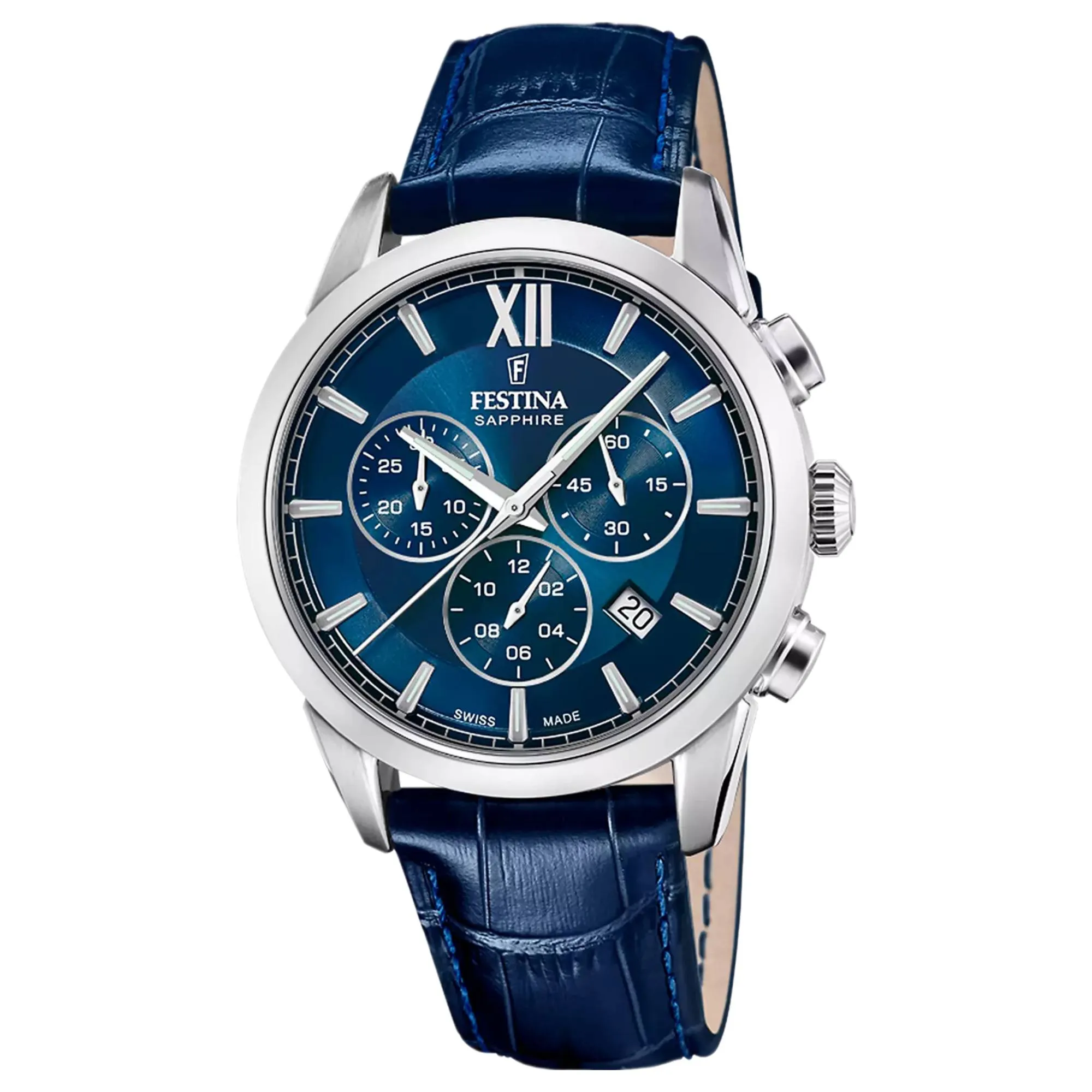 Festina Swiss Made F20041/2 Men's Analogue Quartz Chronograph Watch sold by H.S. Johnson