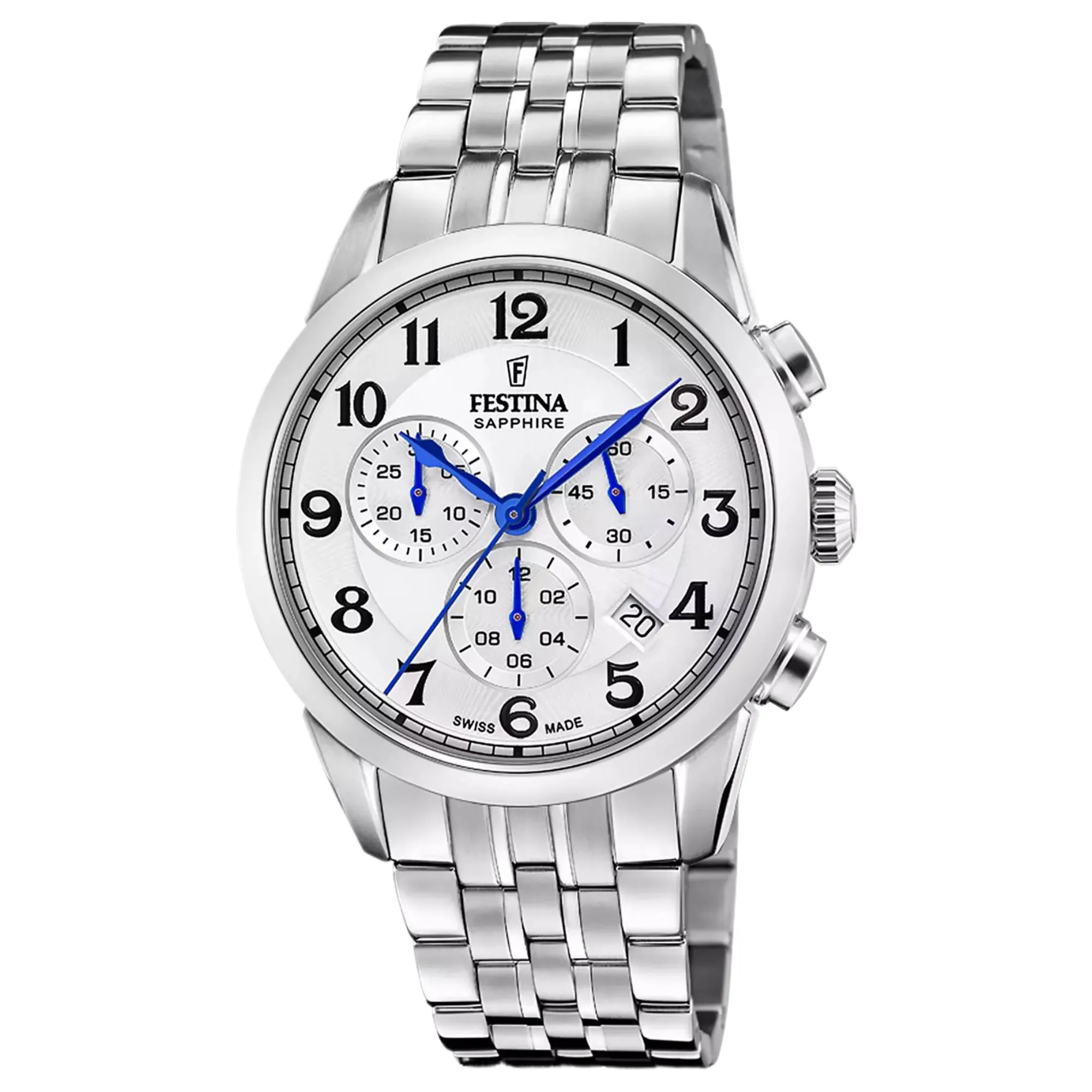 Festina Swiss Made F20040/1 Men's Analogue Quartz Chronograph Watch sold by H.S. Johnson