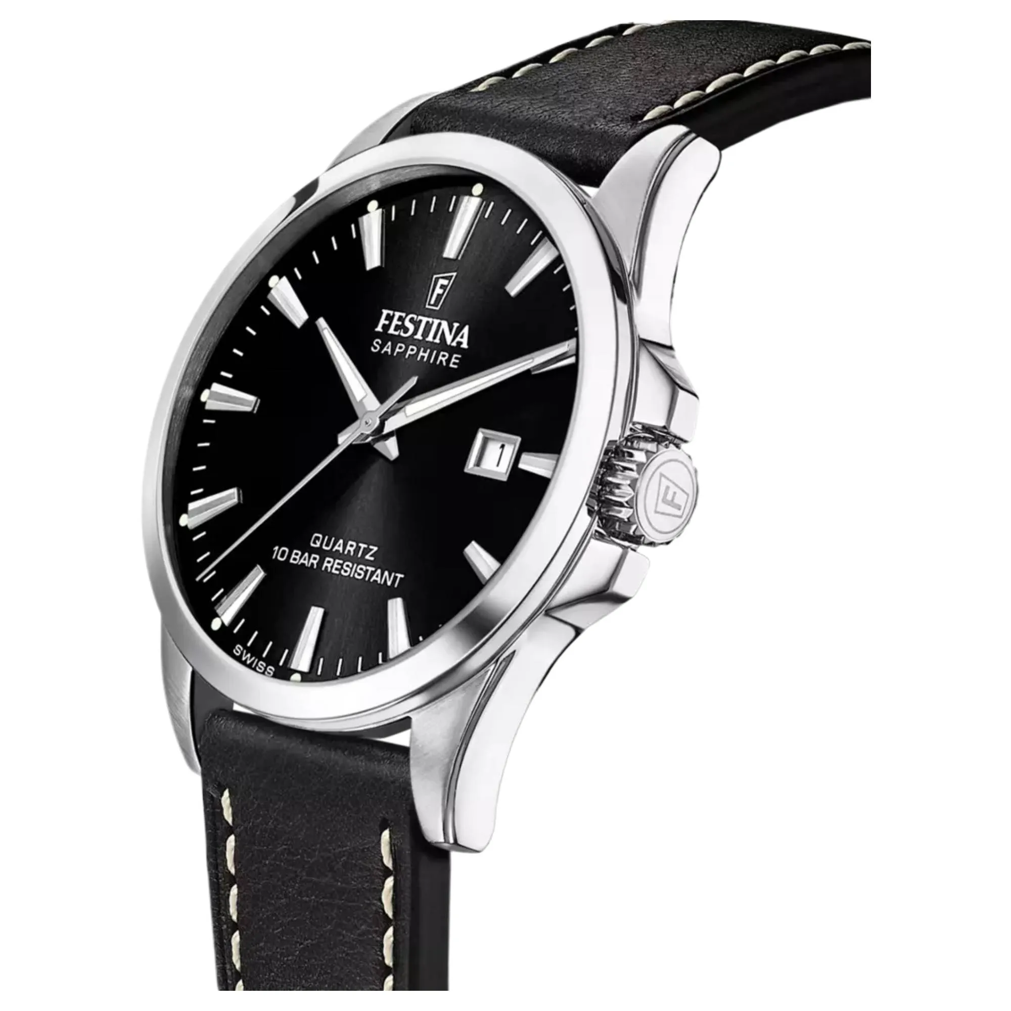 Festina Swiss Made F20025/4 Men's Analogue Quartz Watch sold by H.S. Johnson product image thumbnail 2
