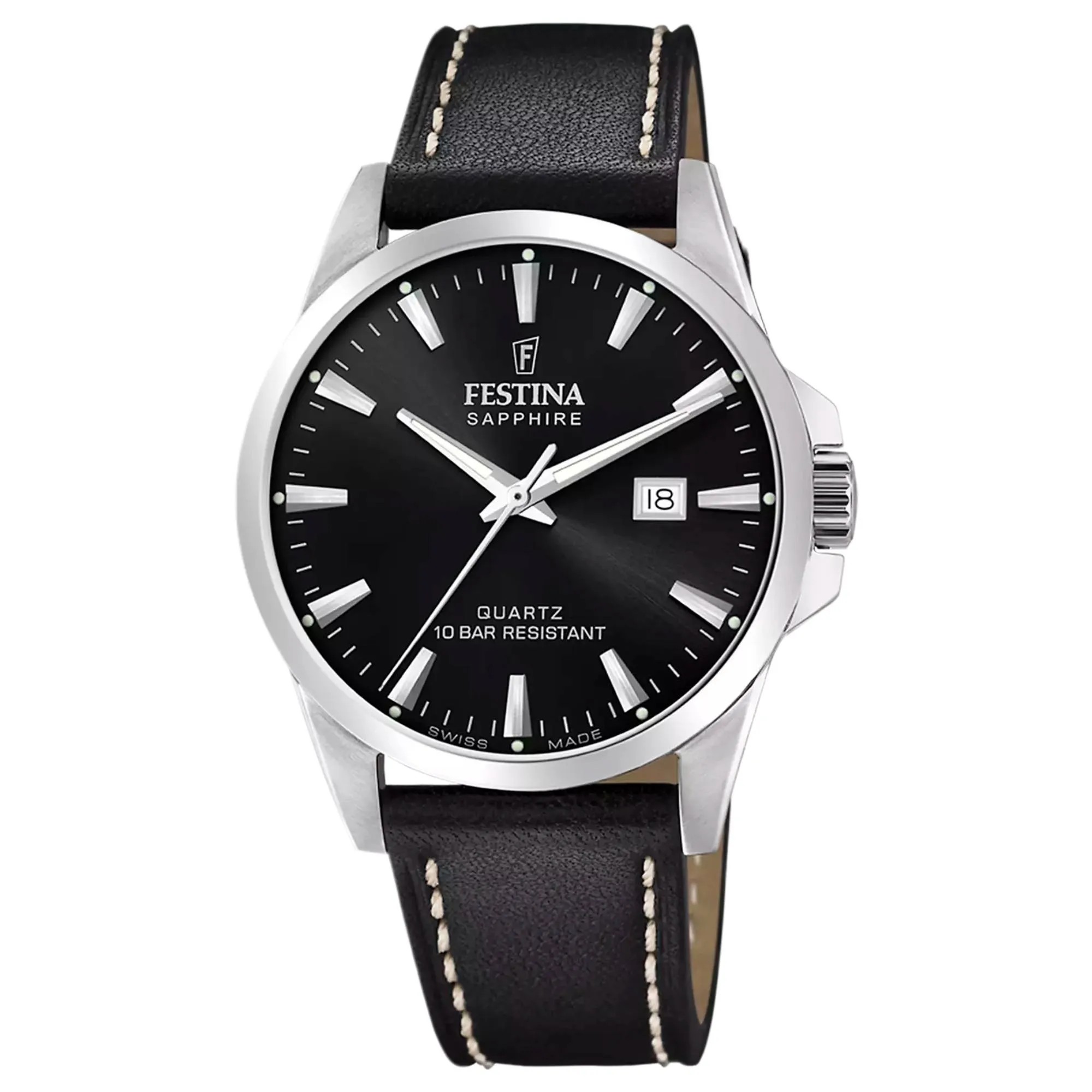 Festina Swiss Made F20025/4 Men's Analogue Quartz Watch sold by H.S. Johnson