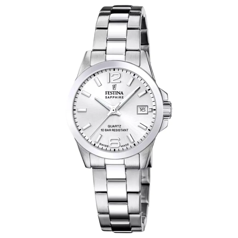 Festina Swiss Made F20049/1 Women's Analogue Quartz Watch sold by H.S. Johnson