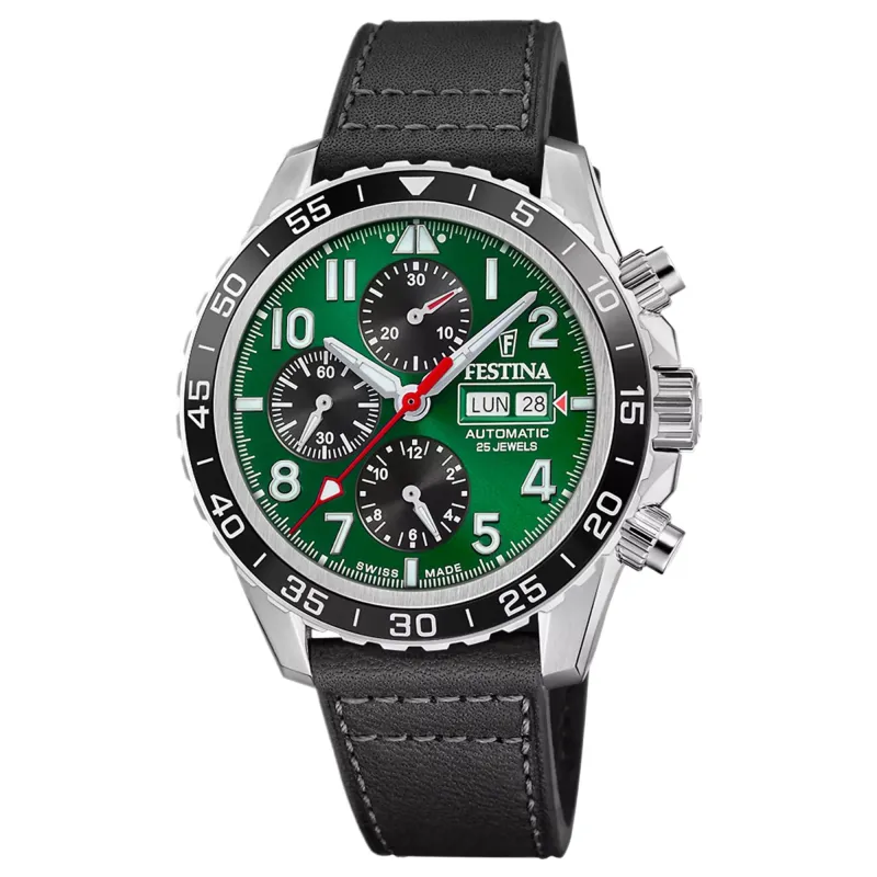 Festina Swiss Made F20056/2 Men's Chronograph Automatic Watch made by H.S. Johnson