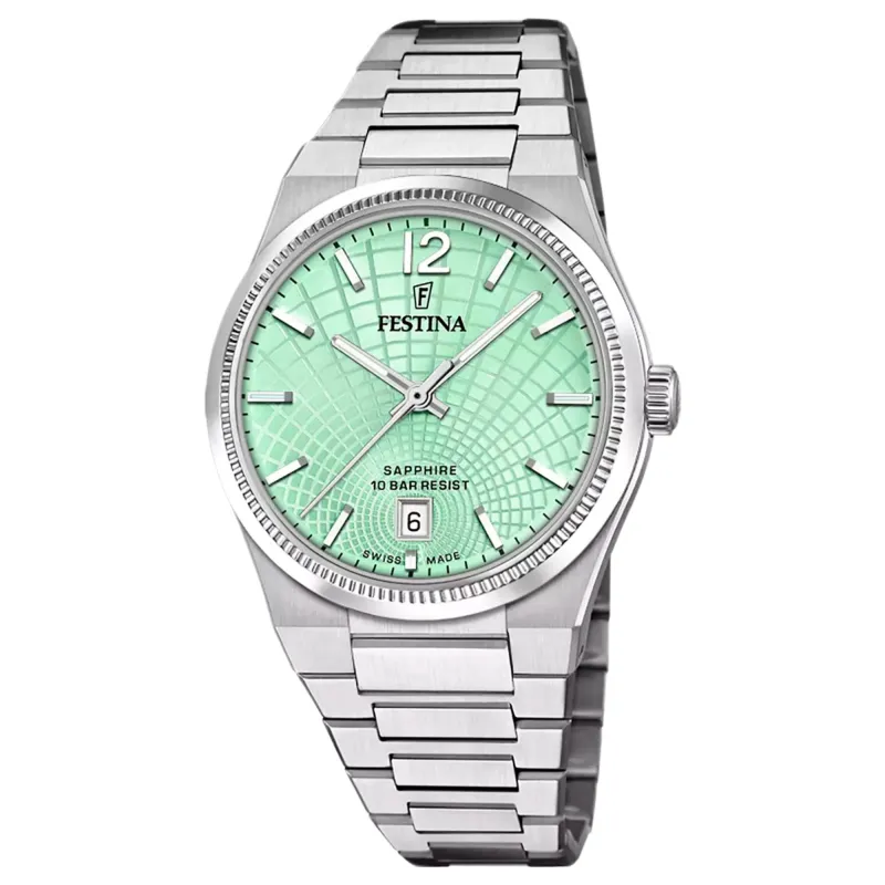 Festina Swiss Made F20052/4 Women's Rive Analogue Quartz Watch made by H.S. Johnson