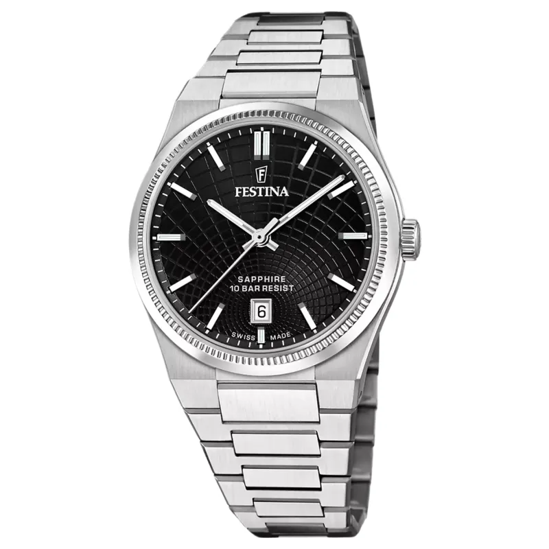 Festina Swiss Made F20051/6 Men's Rive Analogue Quartz Watch sold by H.S. Johnson