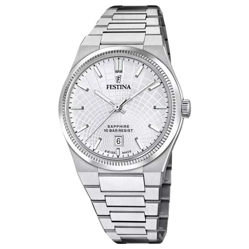 Festina Swiss Made F20051/1 Men's Rive Analogue Quartz Watch sold by H.S. Johnson