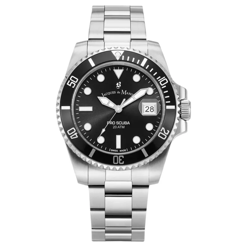 Jacques Du Manoir JWG02801 PRO SCUBA 43 Quartz Watch made by H.S. Johnson