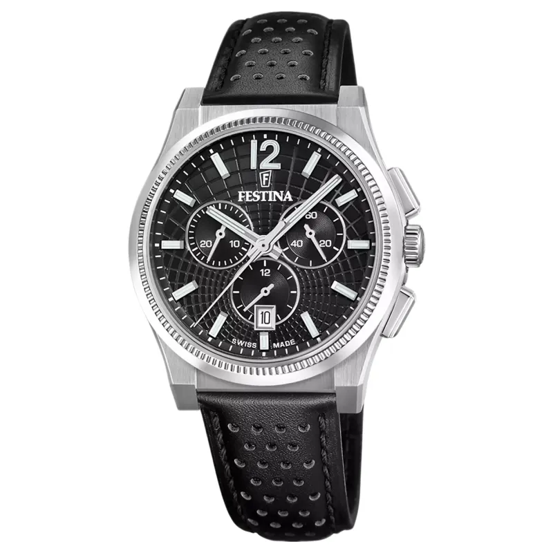 Festina Swiss Made F20060/4 Men's Rive Chronograph Quartz Watch made by H.S. Johnson