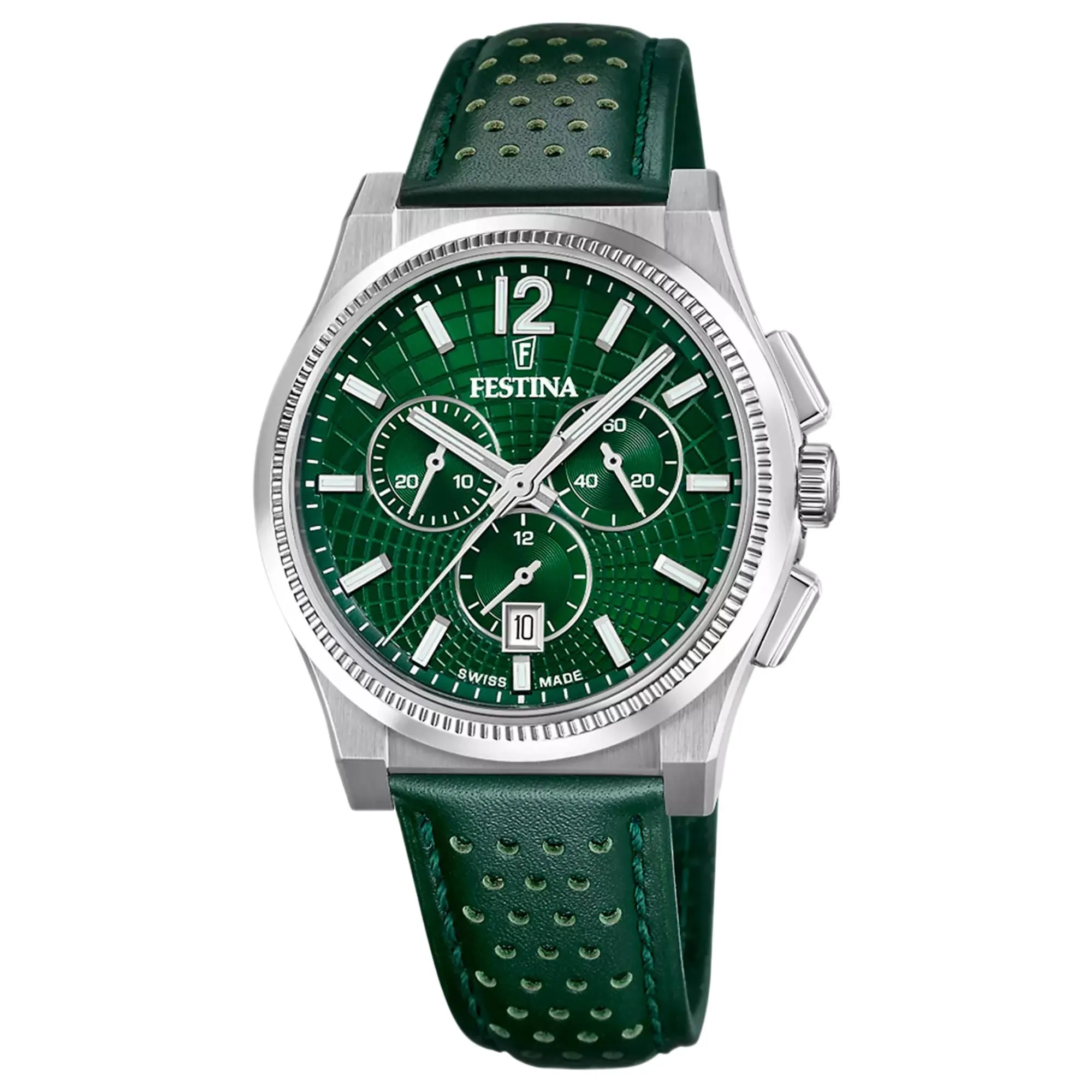 Festina Swiss Made F20060/3 Men's Rive Chronograph Quartz Watch sold by H.S. Johnson
