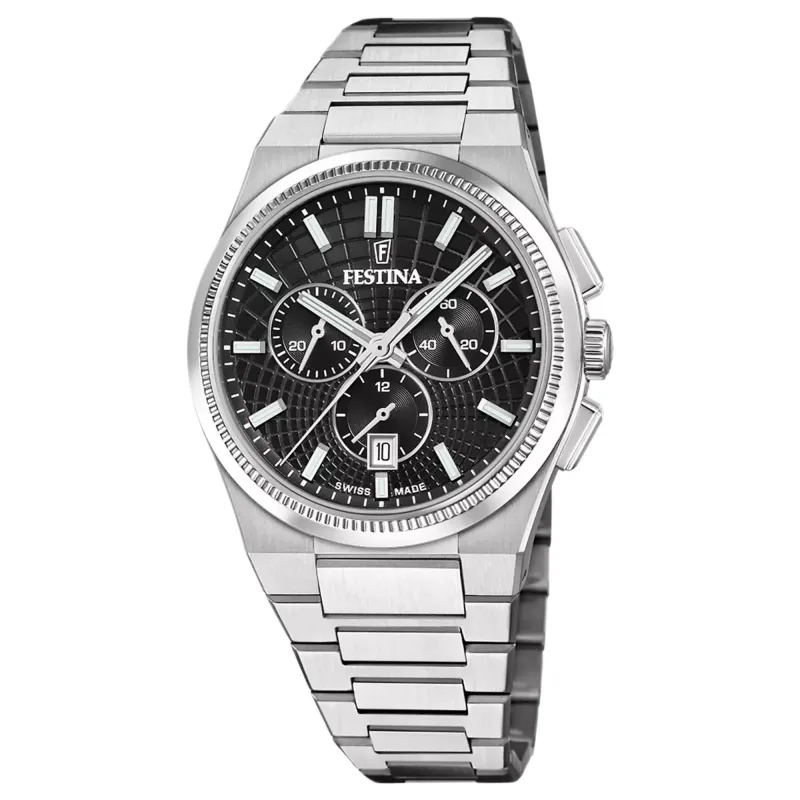 Festina Swiss Made F20059/4 Men's Rive Chronograph Quartz Watch made by H.S. Johnson