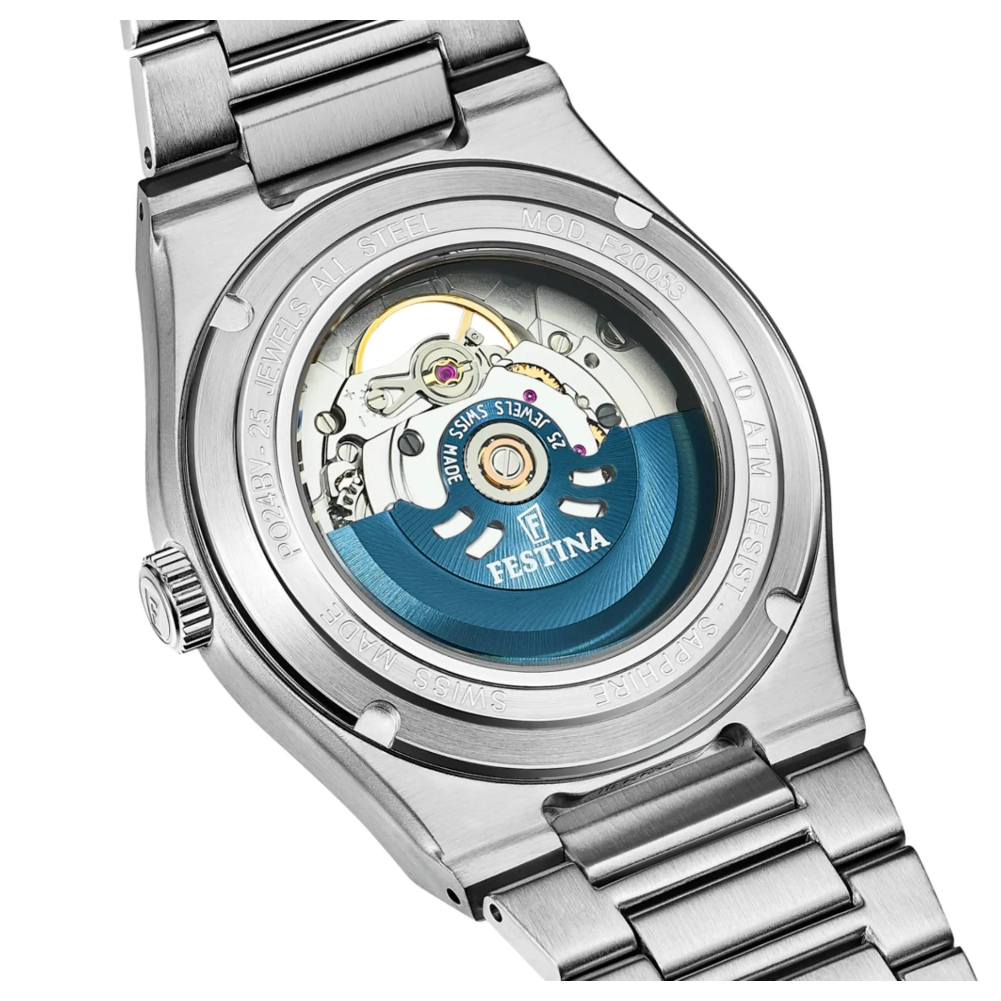 Festina Swiss Made F20053/5 Men's Rive Analogue Automatic Watch sold by H.S. Johnson product image thumbnail 2