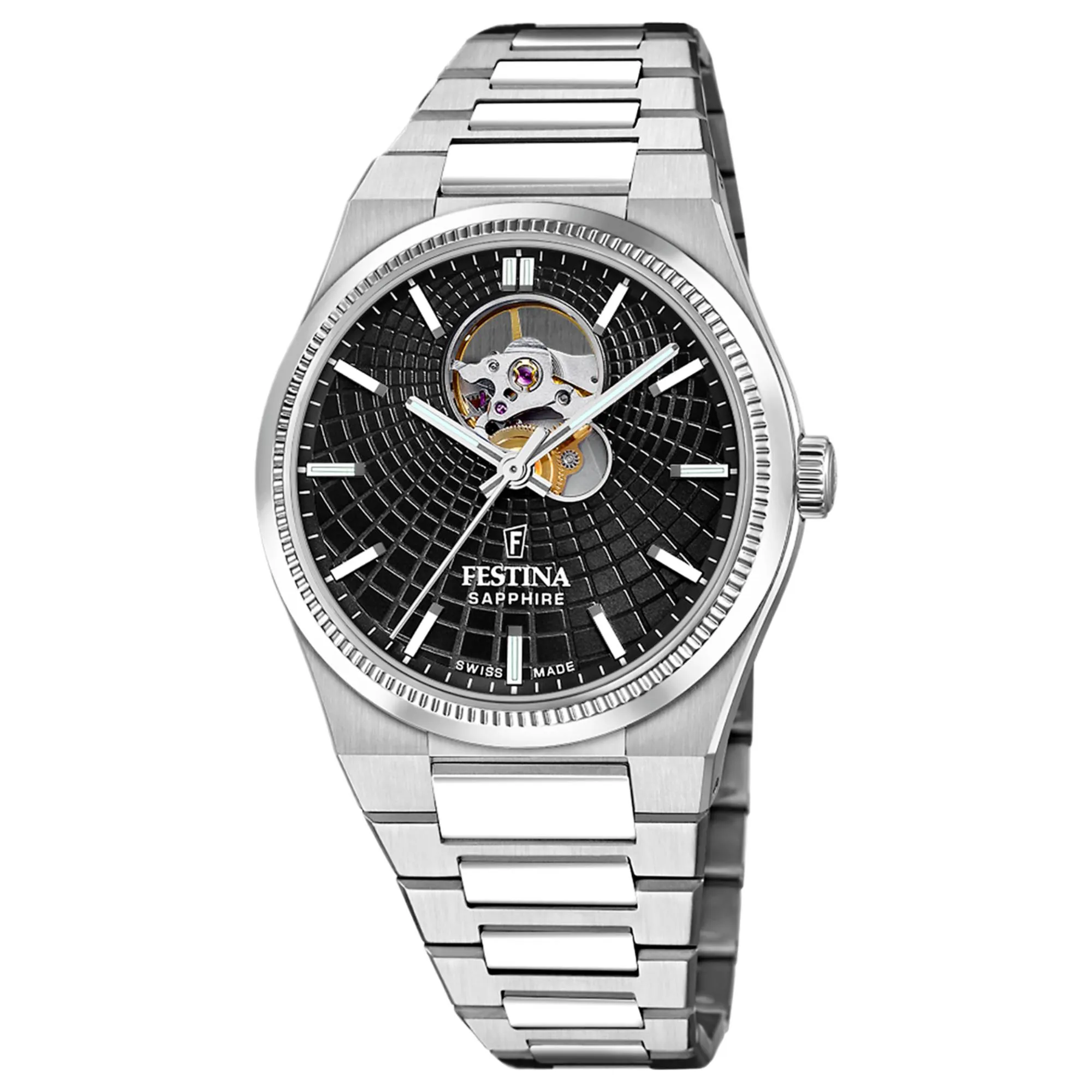 Festina Swiss Made F20053/4 Men's Rive Analogue Automatic Watch sold by H.S. Johnson