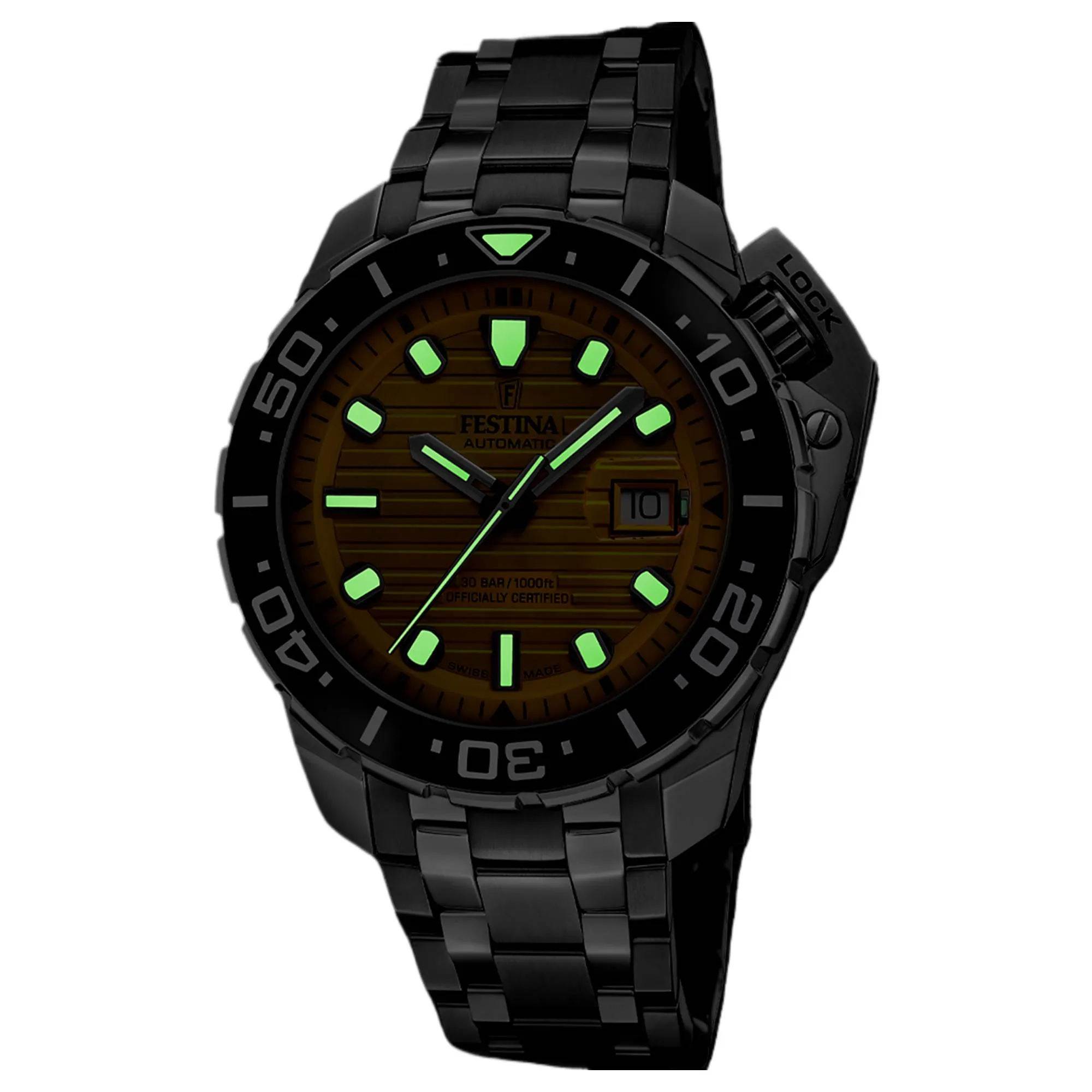 Festina Swiss Made F20043/1 COSC-certified Diver Automatic Watch sold by H.S. Johnson product image thumbnail 2
