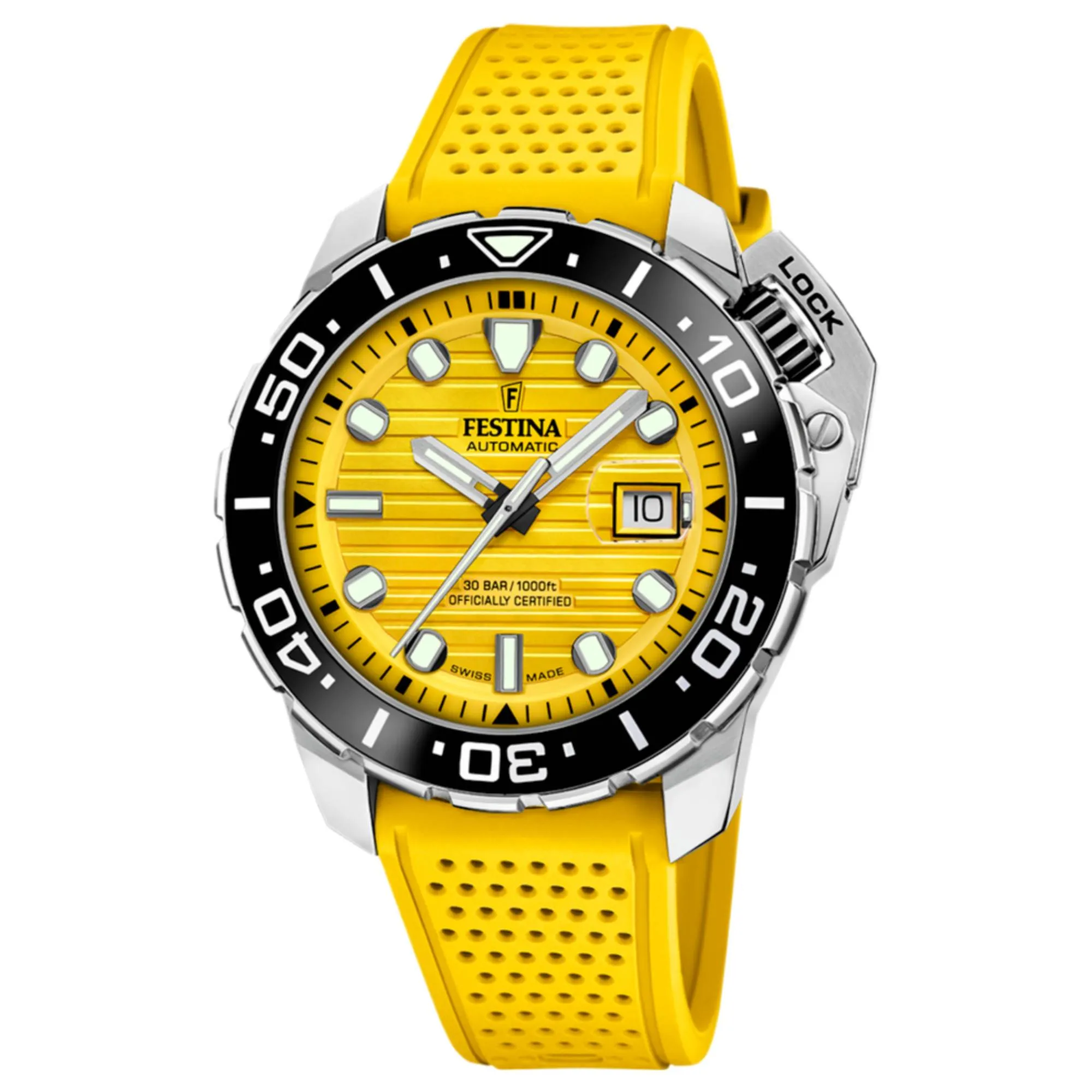 Festina Swiss Made F20043/1 COSC-certified Diver Automatic Watch sold by H.S. Johnson product image thumbnail 5