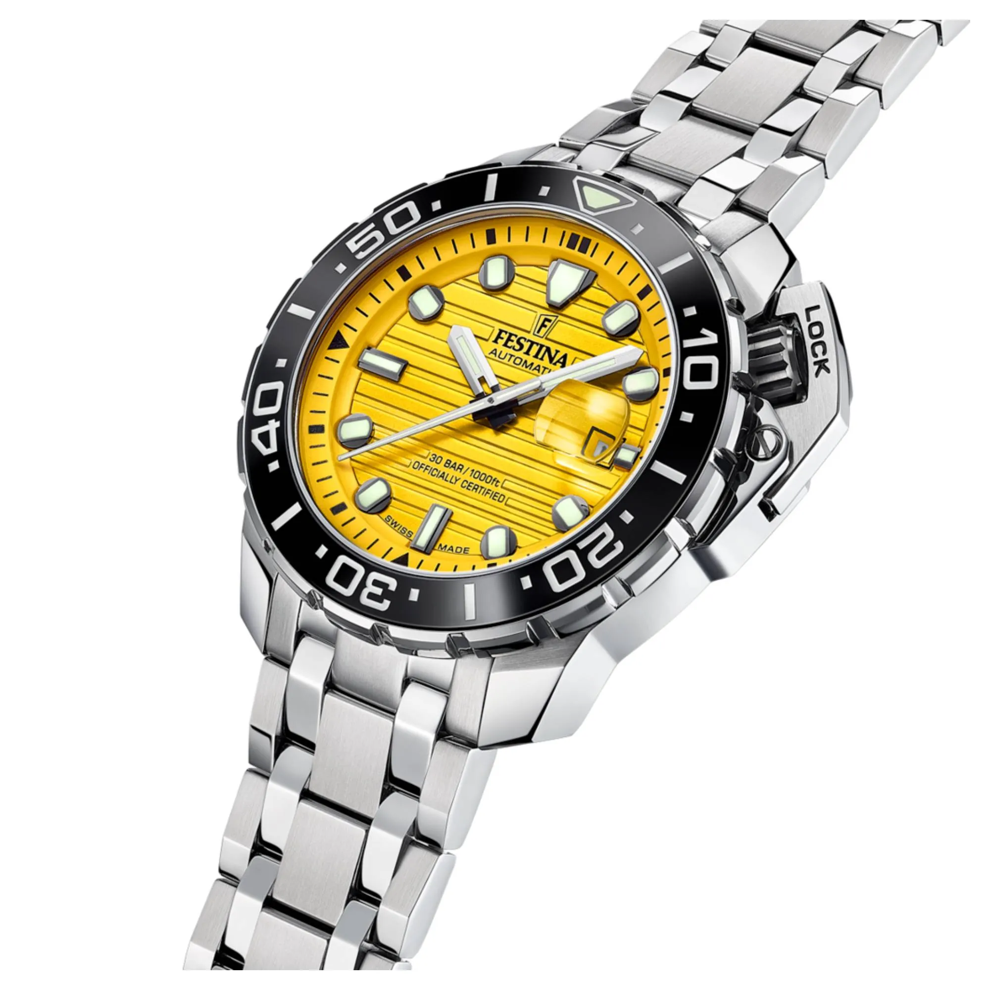 Festina Swiss Made F20043/1 COSC-certified Diver Automatic Watch sold by H.S. Johnson product image thumbnail 3