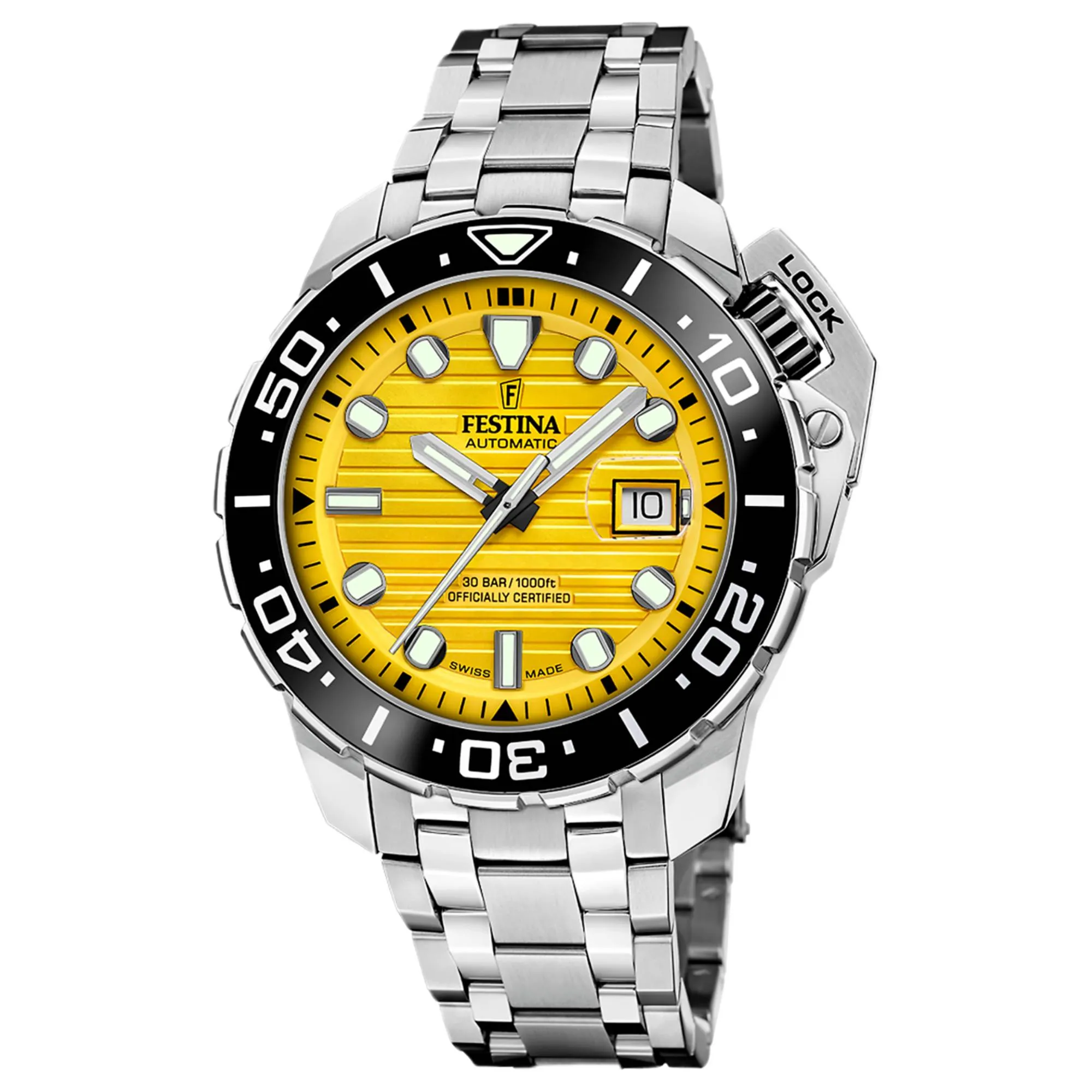 Festina Swiss Made F20043/1 COSC-certified Diver Automatic Watch sold by H.S. Johnson