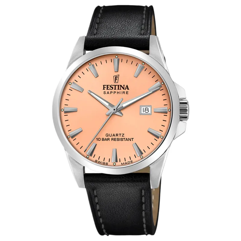 Festina Swiss Made F20025/6 Men's Classic Analogue Quartz Watch made by H.S. Johnson