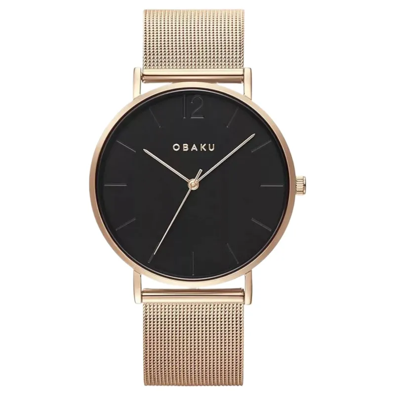 Obaku V197GXVBMV Men's Mark-Gerbera Watch made by H.S. Johnson
